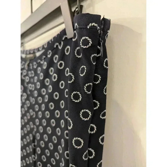 Talbots Women's Navy Polka Dot Pants Size 16 Casual & Stylish - Picture 4 of 10